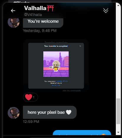 ferris_land's tweet photo. Super thx to @V41halla for this #pixelbae @baebaecafe giveaway 🤩
#NFT #NFTGiveaway https://t.co/CrKewQWS3J