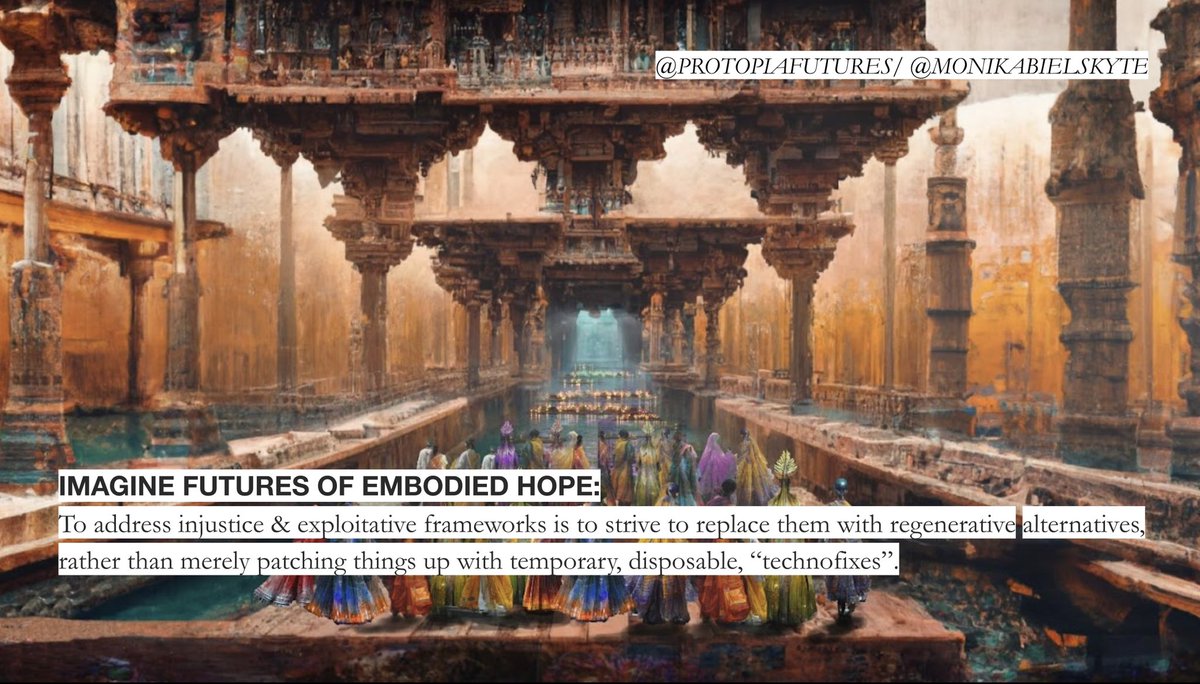 monikabielskyte's tweet photo. .@protopiafutures Helsinki keynote at @BeyondOpera conference today, feat new #IndianFuturism collab with @vamzeekrriz 🎇🧡 #OperaBeyond #VisioningStagesBeyond — see y’all there or via the livestream! https://t.co/uOR0tm3Ykz