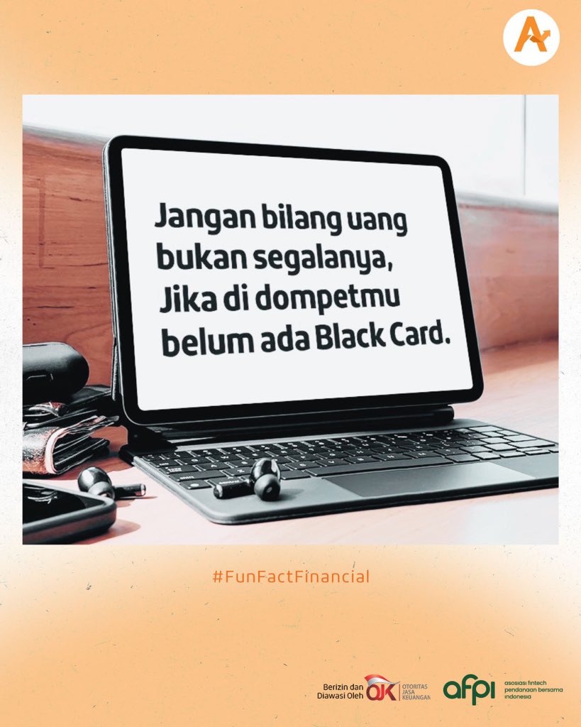 Asetku_id's tweet photo. Mungkin uang bukan segalanya kalau kamu sudah sangat cukup memilikinya #TemanKu hihi. Yuk semangat hasilkan cuan #TemanKu

🚀Like, Comment &amp; Share konten +positif ini ke sosial mediamu ya! Tetap semangat cari cuan di AsetKu! 

#AsetKu 
#JelasBerkembang
#FunFactFinansial
#P2PL https://t.co/gTNdPHBEcm
