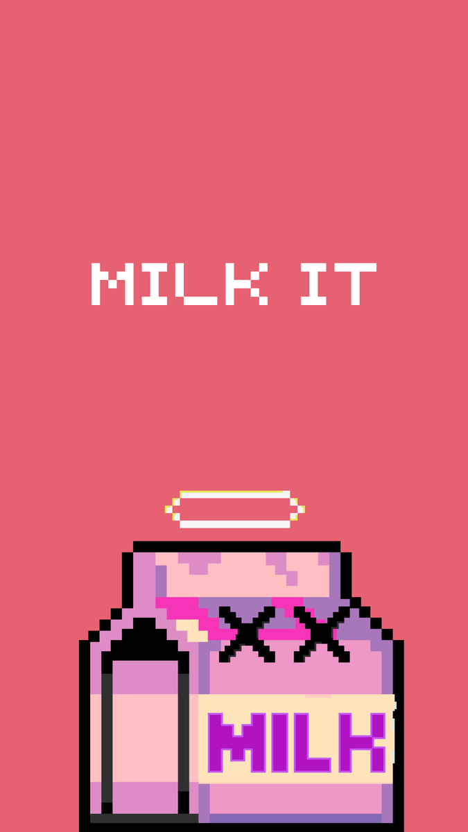 MilkItNFT's tweet photo. Phone wallpapers anyone? 

Drink your milk first. 🥛 https://t.co/QiPh5hV2eh