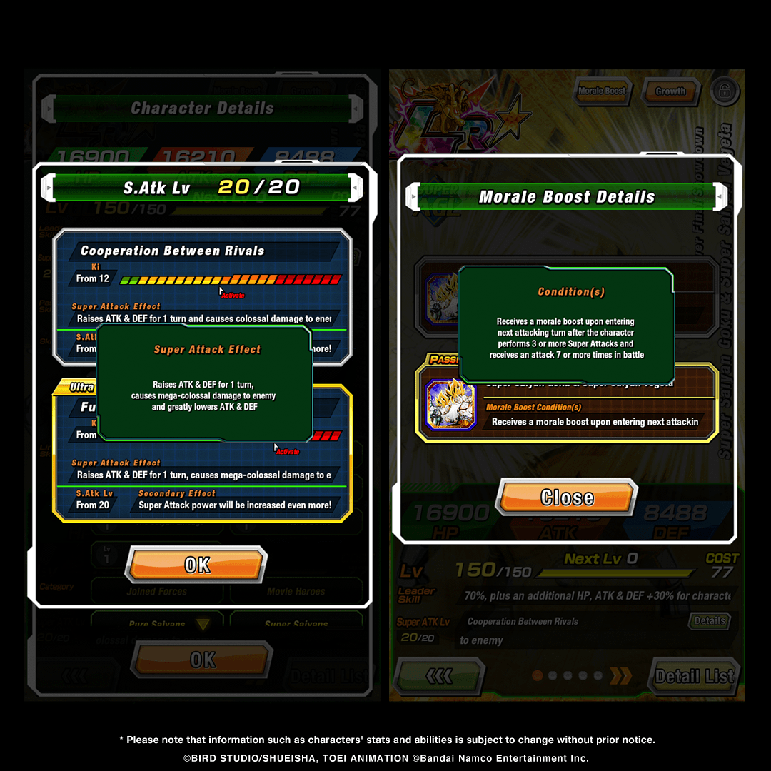 dokkan_global's tweet photo. (1/2)
First-hand information on LR [Full-Power Final Showdown] Super Saiyan Goku &amp; Super Saiyan Vegeta's stats! https://t.co/Nue2vFwjRx