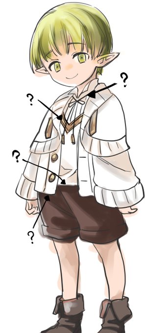 ジーク君がとても可愛いのでこの辺のお洋服がどうなってるのか解明されて欲しい… 