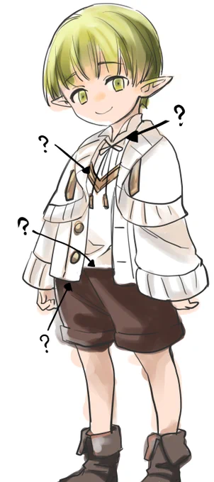 ジーク君がとても可愛いのでこの辺のお洋服がどうなってるのか解明されて欲しい… 