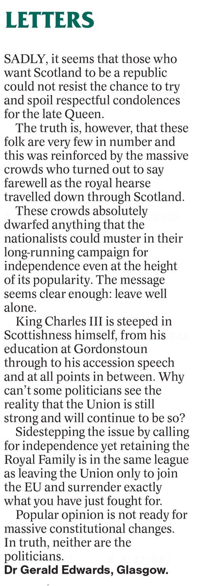 Our respect for the Queen speaks to the union's enduring strength.