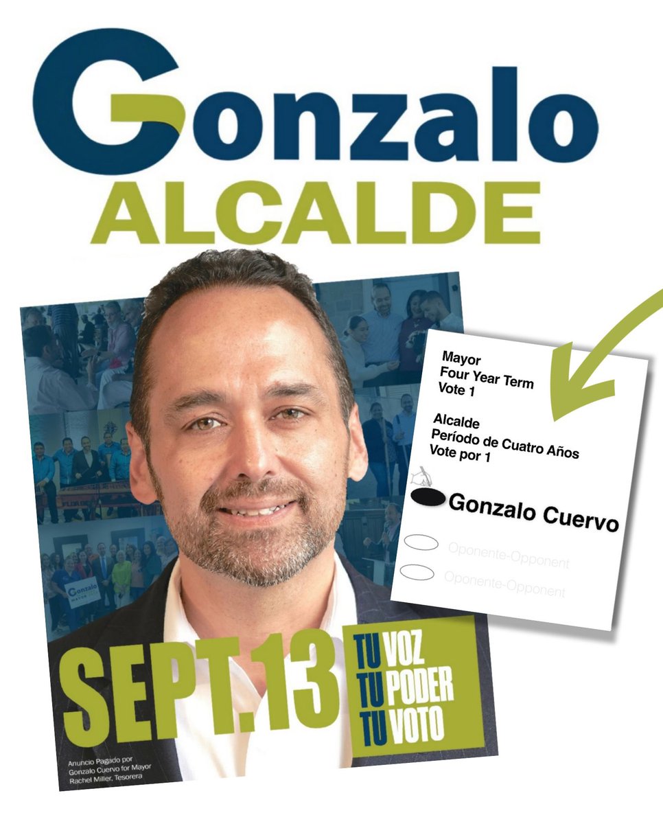 This is it! Vote Gonzalo for Mayor #believeinProvidence