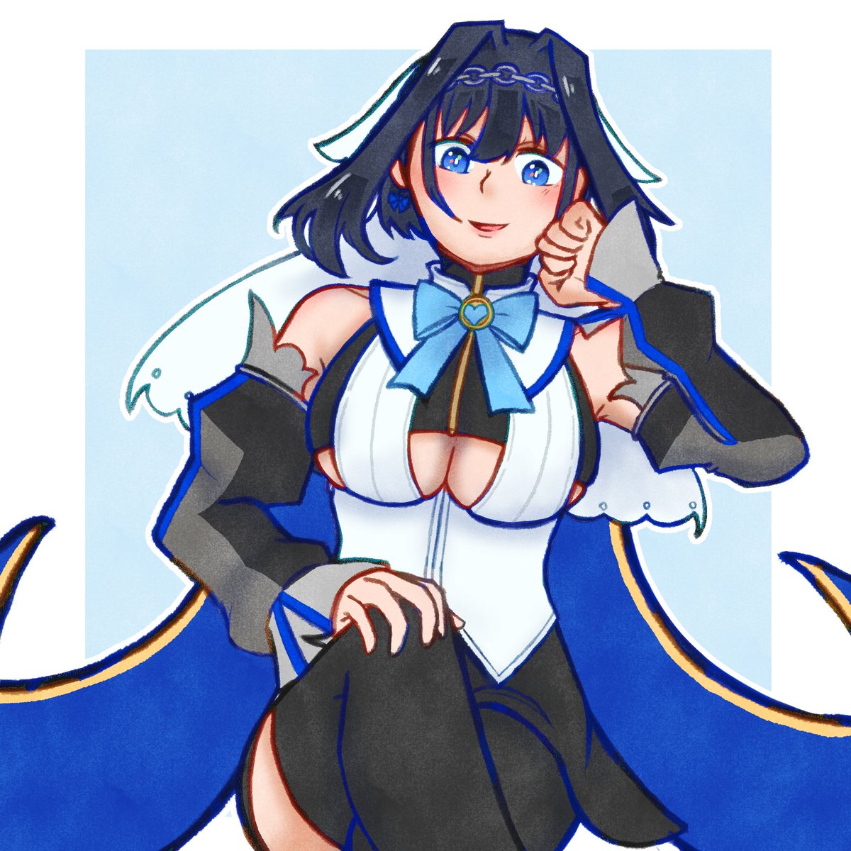 MTMochiDraws's tweet photo. slowtember 10-12: ouro kronii

#kroniillust #holoCouncil #HololiveEN https://t.co/820HfXyi9P