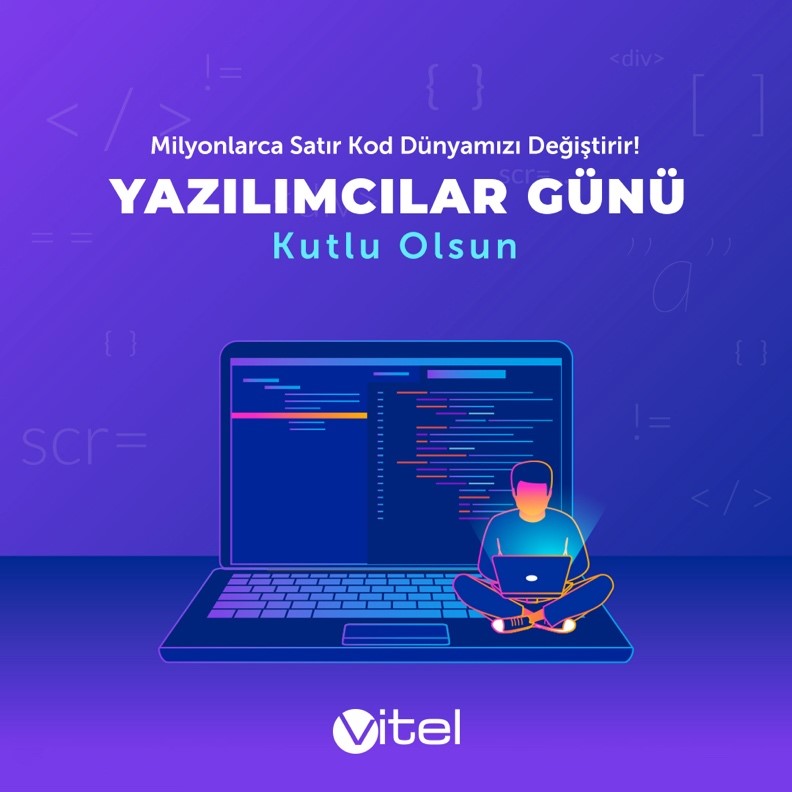 Vitel_AS's tweet image. Dijital dünyanın geleceğini kodlayan, şekillendiren tüm yazılımcıların Dünya Yazılımcılar Günü kutlu olsun.

#Vitel #worldprogrammersday #yazılımcılargünü #dünyayazılımcılargünü #programmersday #programmer
