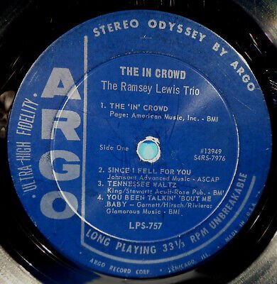 CLASSIC LP OF THE DAY: Sad to see the death of the dynamic #Jazz #Pop #RNB #pianist #RamseyLewis at 87. Here’s his hugely successful #Grammy winning 1965 #livealbum release featuring the crossover hit title track #TheInCrowd #1960s #lp