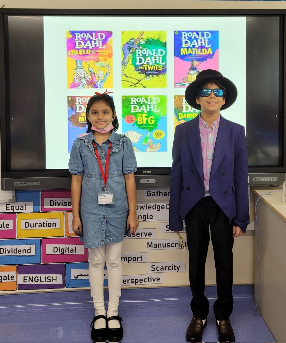 SatyaSh11367714's tweet photo. Gr.3B is celebrating Roald Dahl day wearing Roald Dahl's character costumes!! #NMSRoaldDahlDay2022
#Dahlacious
@Fatima_Martin @ShettySampoorna
@nmsprimary https://t.co/rknkscrpdV