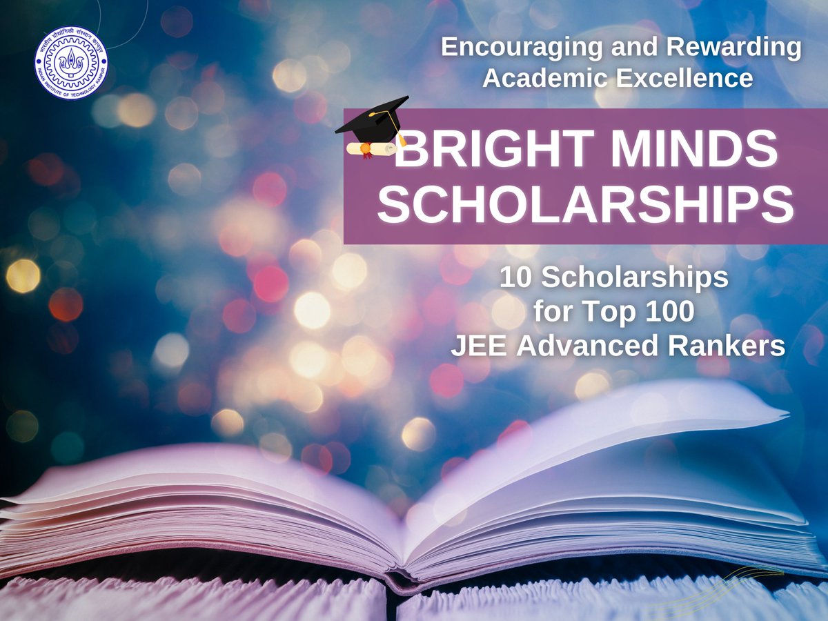 karandi65's tweet image. My heartiest congratulations to all aspirants who have qualified JEE Advanced 2022.
We are happy to share that we have started the&quot;Bright Minds Scholarship&quot; program since last year. These are 10 prestigious scholarships for the top 100 JEE Advanced rankers. 
#JEEAdvanced2022 #JEE
