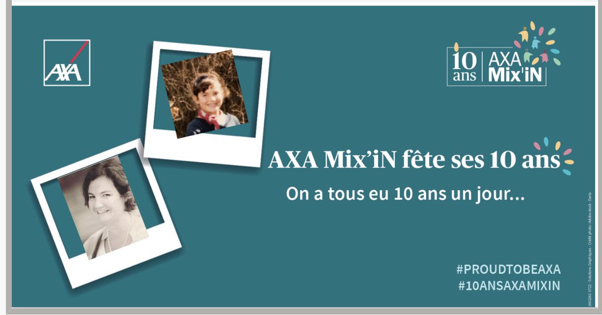 AXA Mix’iN qui fête ses 10 ans en 2022 !! Je suis fière de partager les valeurs de #diversité et d’#inclusion et d'agir au quotidien pour qu'<a href="/AXAFrance/">AXA France</a> soit une entreprise encore plus inclusive ! 🏳️‍🌈♀️♂️ #PROUDTOBEAXA #10ANSAXAMIXIN