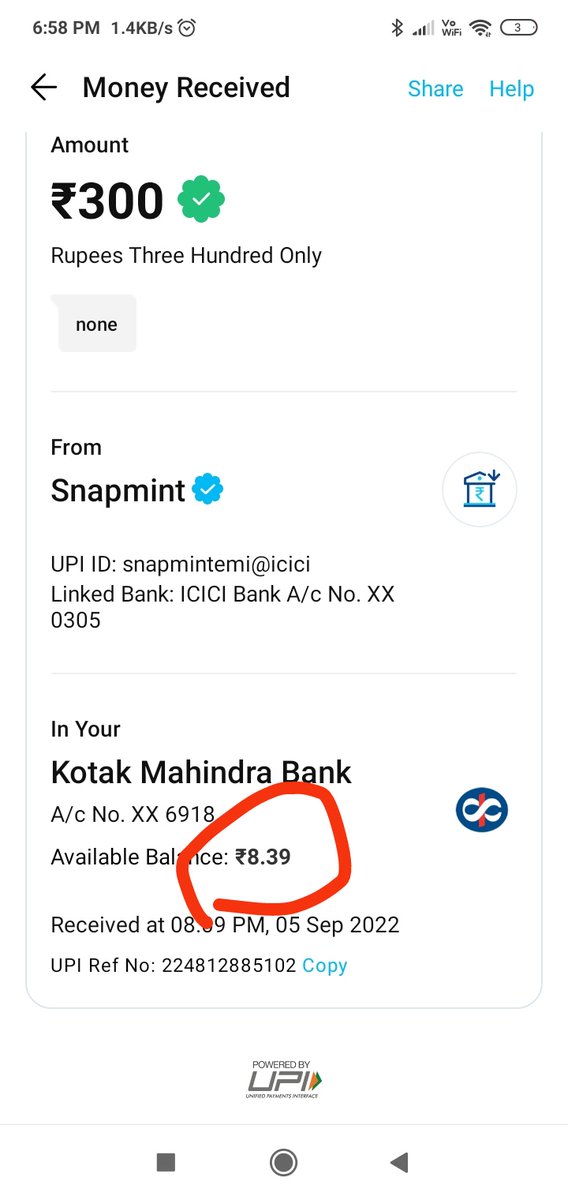 rayrahul1496's tweet photo. @SnapmintEmi @snap_mint  I've cancelled my order and i haven't received my refund yet in my bank account..and it's been more than a week. Please look forward into this. @SnapmintEmi @snap_mint https://t.co/vpUvWgsJBv