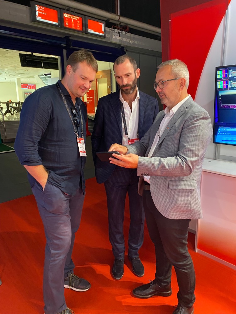 NetInsight's tweet photo. That’s a wrap! Yesterday was the last day at #IBC2022. Our Kristian Mets presented three exciting projects in the Accelerator Zone related to #cloud, #5G and #RemoteProduction. Thank you all for the interesting discussions, let's continue our conversations and see you next year! https://t.co/c9luoo4ibe