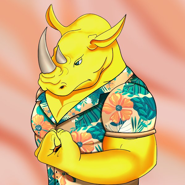 Tuksnft's tweet photo. I'm seeing Rhinos of the Day I love it.... Kiwi Rhino of the Day is Goldie going on Holiday 🦏

@RespectedRhinos 🦏

#GoldieSquad #RhinosGoHard #TheCrash #RRC #NFT #Passiveincome #Community https://t.co/8uJOmAWin4