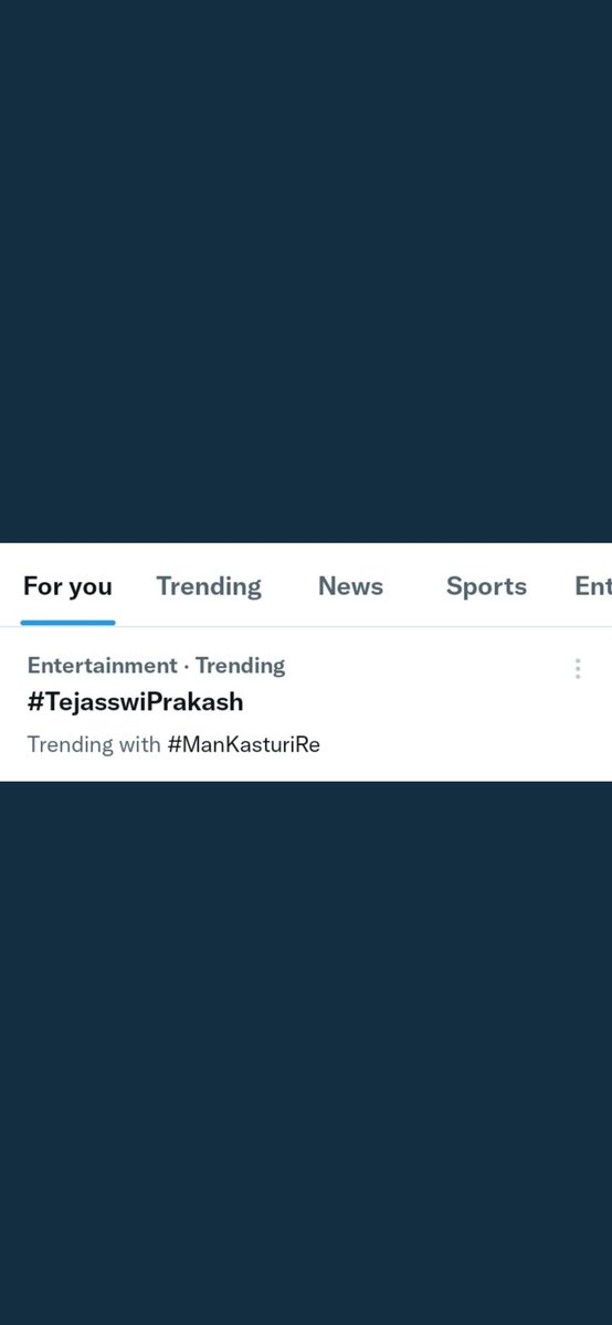 The excitement is on another level.. Just a 30sec glimpse of our queen and just look at the trendlist 🔥🔥
Can't wait for it to get released.. Keep shining girl 💫
<a href="/itsmetejasswi/">Tejasswi Prakash</a> ❤️❤️

#TejasswiPrakash #TejaTroops #TejRan #ManKasturiRe