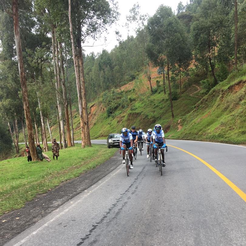 BugeseraC's tweet photo. It was a fantastic experience to ride with #NickHowle to and from @MusanzeDistrict. What a ride, what slopes 🔥😍😍🙌🏾
We are back in our lovely home district @BugeseraDistr #Abakeramurimo ❤️👏🏾 https://t.co/Fg0bpsfc6s