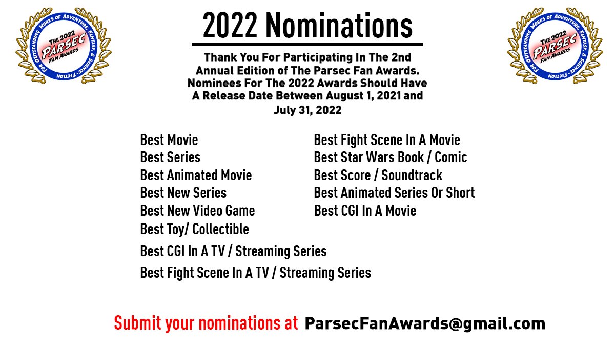 The Parsec Fan Awards tweet media