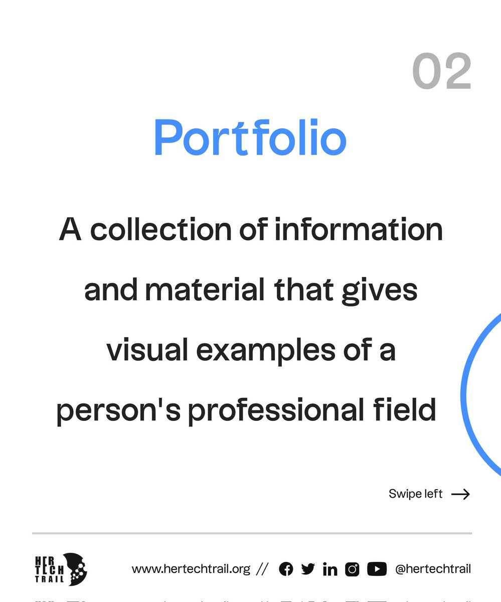 hertechtrail's tweet photo. Don’t make the mistake of sending in your resume when asked for a portfolio and vice versa

Here are key differences you should know between the both

Go through the carousel to find out.

#techtips
#womenintech
#hertechtrail https://t.co/qZzFzAu75n