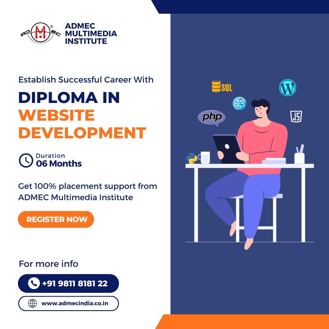 admecinstitute's tweet image. Develop your career profile as a full-stack development pro with 6 months #webdevelopmentcourseinDelhi at web development institute in Rohini.
Check the course content here: bit.ly/3DhbTMb
#webdevelopment #websitedevelopment #webdevelopmentinstitute
