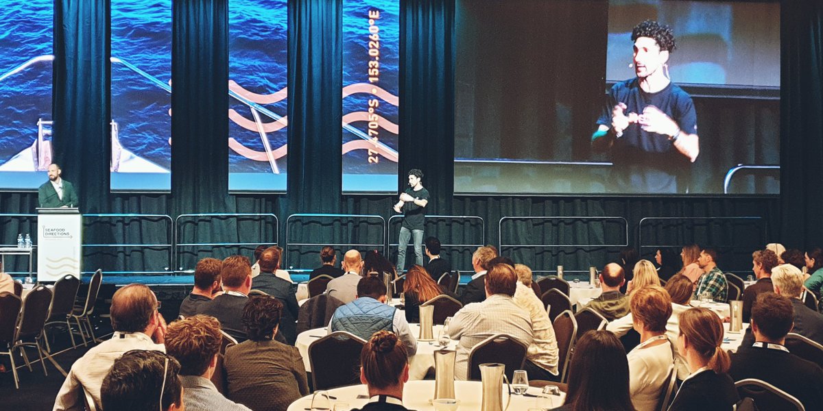 sarah_ugalde's tweet photo. #SeafoodDirectionsConference kicks off with @gusbalbontin 🥳🥳 #SD22 #OneVoiceOneFuture #Seafood #EatMoreSeafood https://t.co/rpzT7toW4E