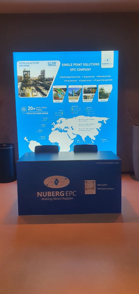 NubergEPC's tweet photo. We are delighted to announce our participation in the "6th Annual Global Chlor-alkali, Vinyls & Polyurethanes" as a conference partner. The conference is being held in Munich, Germany from 12 to 16 September 2022.
#Chloralkali #Chemicals #NubergEPC #MakingIdeaHappen https://t.co/ru5Bp6qPVE