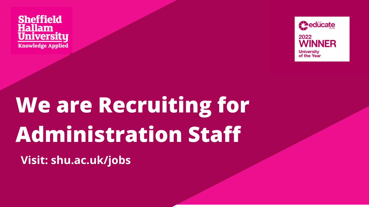 sheffhallamjobs tweet picture