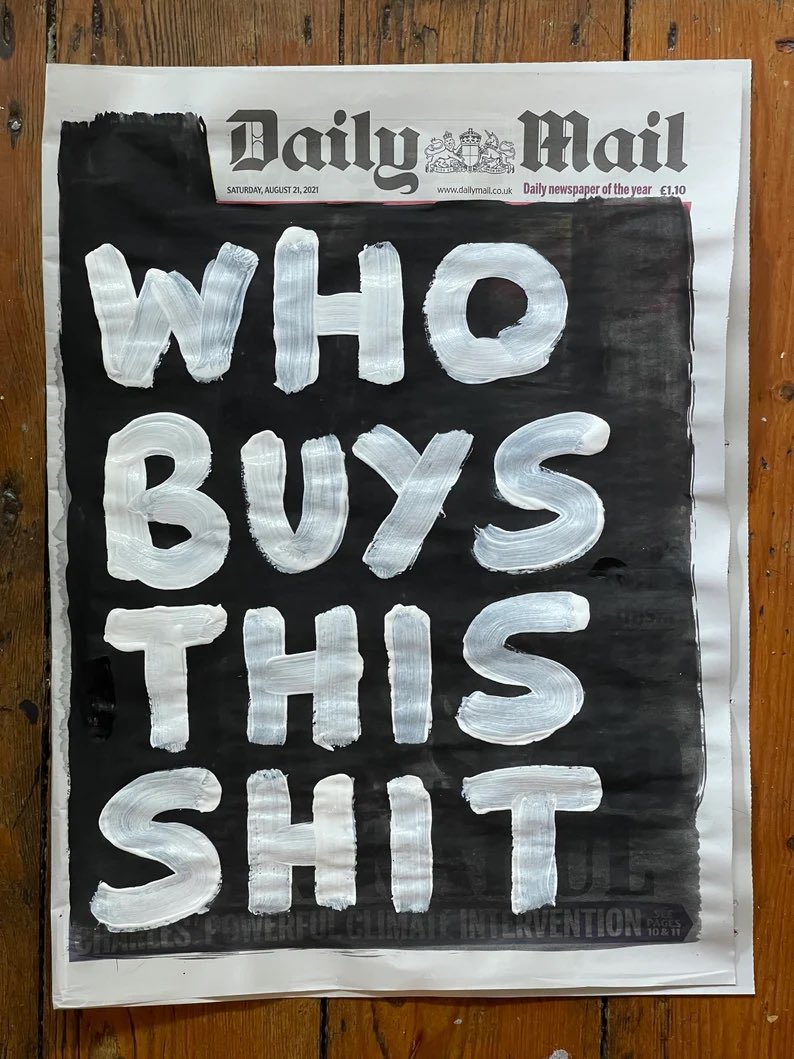 Artwork on newspaper etsy.com/uk/listing/107…