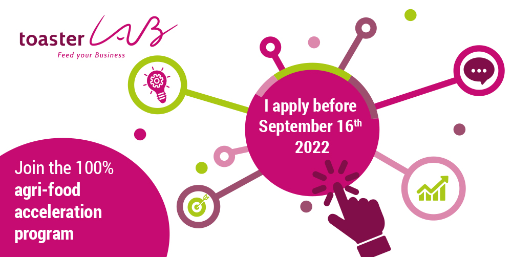 ⏰Last days to apply 😱 We're looking for start-ups and SMEs for their next acceleration intake! 🚀 Mature #FoodTech #AgTech #Agrifood start-ups, apply to get access to Europe's leading innovation ecosystem! Apply before September 16th => toasterlab.vitagora.com/apply/?src=Twi…