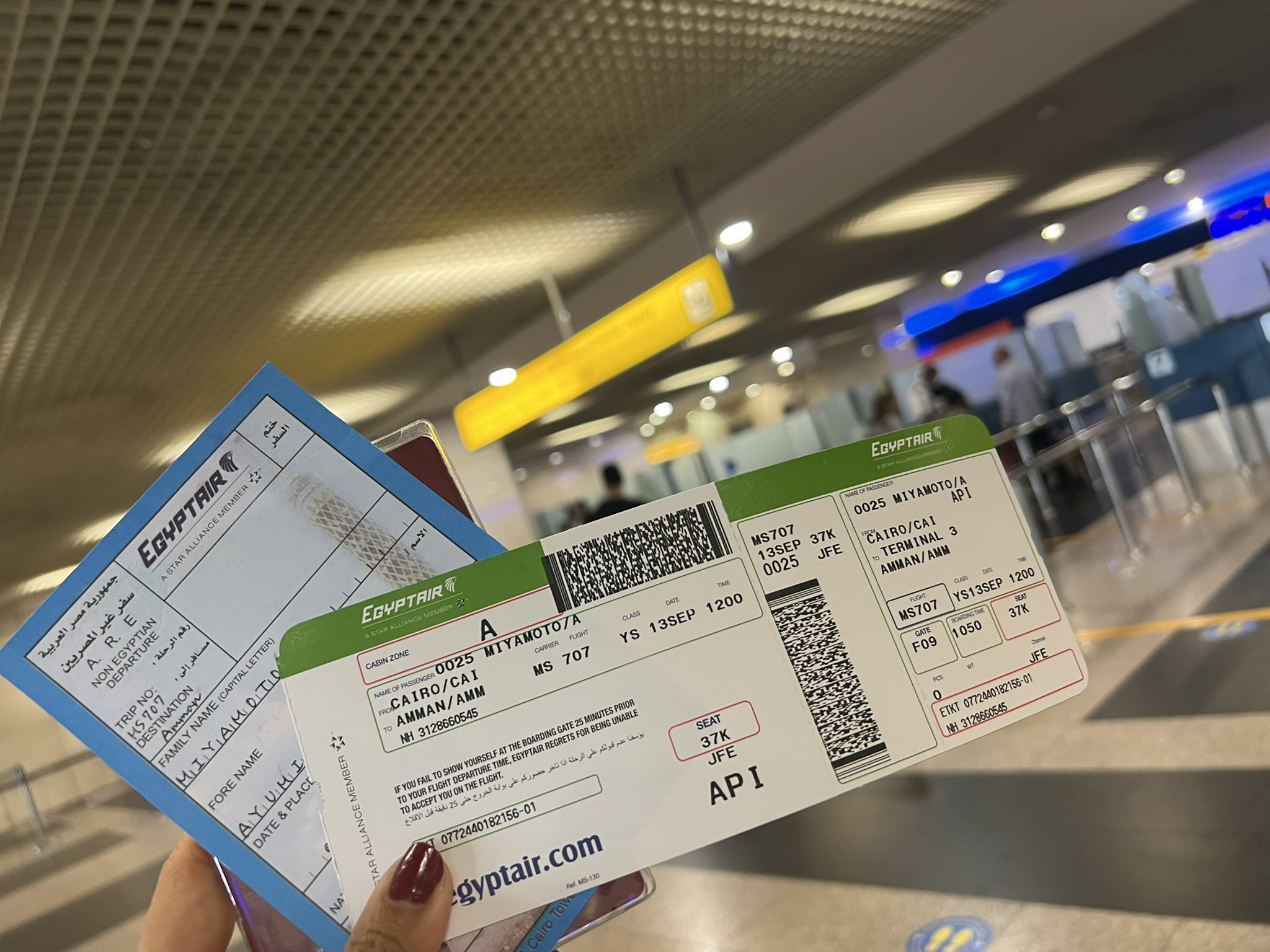 EgyptAir Checkin / Twitter