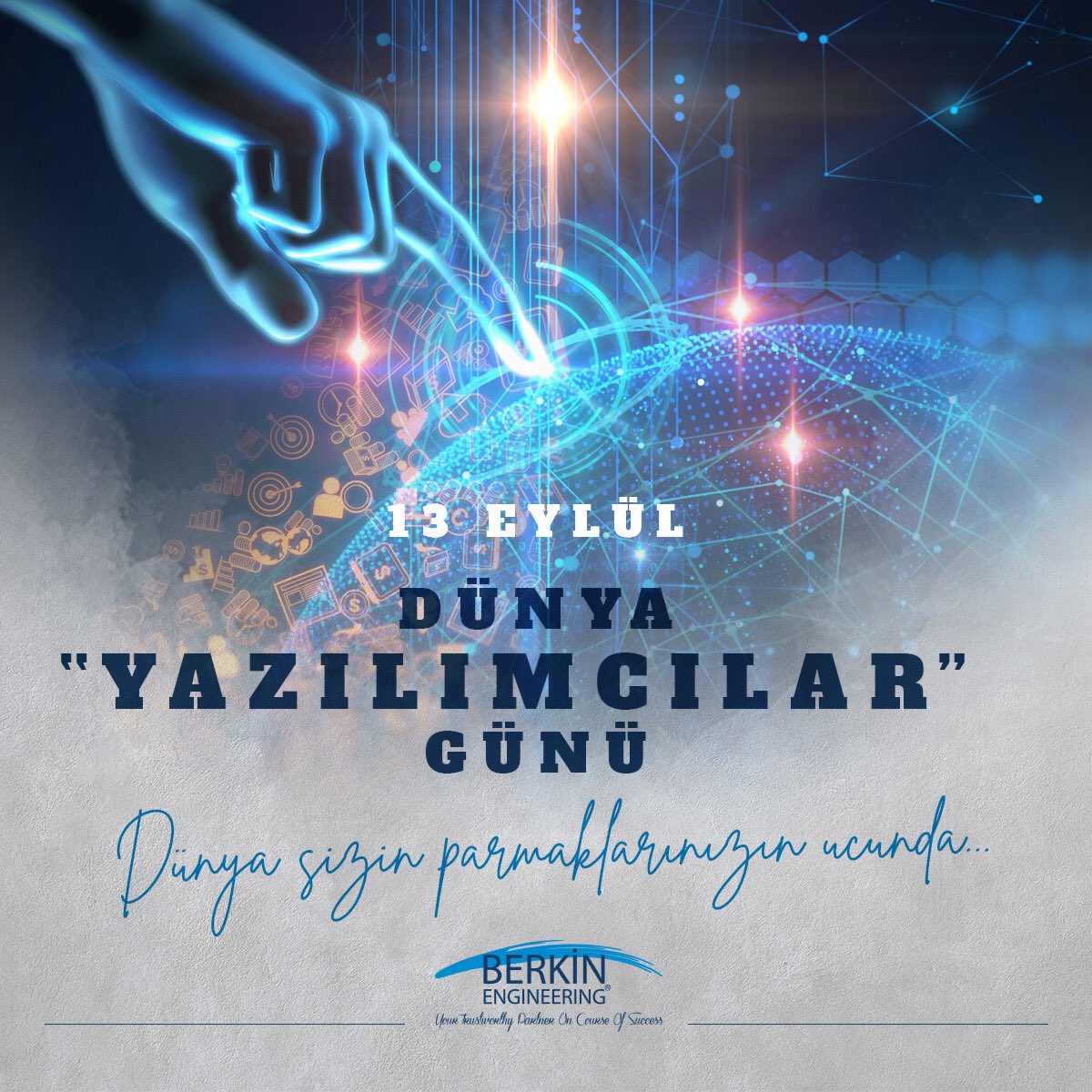 Yaratıcı zekaları ile bize heyecan verici bir gelecek sunan tüm yazılımcıların Yazılımcılar Günü’nü kutluyoruz. 

#YazılımcılarGünü 
#BerkinMühendislik
#BerkinEngineering