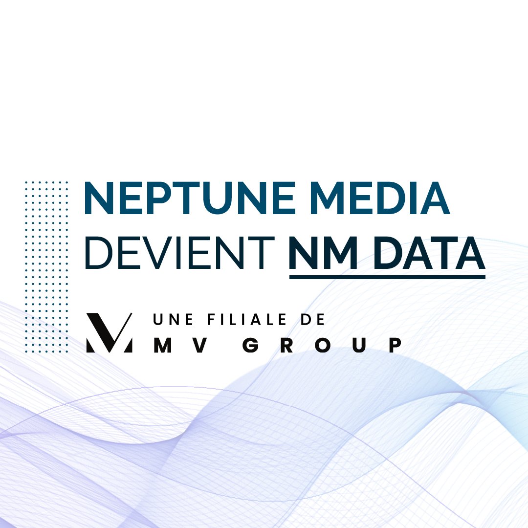 nmdata_agences's tweet image. [📢 BREAKING NEWS] 
Neptune Media rejoint @MVGroup_  pour renforcer son expertise #data #marketing, et devient NM Data. Une nouvelle identité pour une nouvelle aventure ! 

Un back to school plein de promesses et de nouveautés ! 
#acquisition #webmarketing #digital