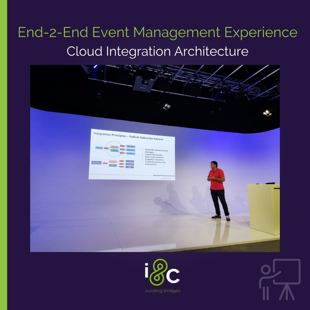 Our senior integration architect, Lorenzo presenting at last week's Janssen Pharmaceutica 3-day workshop in Dusseldorf! At this event, it was all about automating the end-2-end experience for the Janssens Event Management Program. 

#i8c #integrationstrategy #janssenpharmaceutica