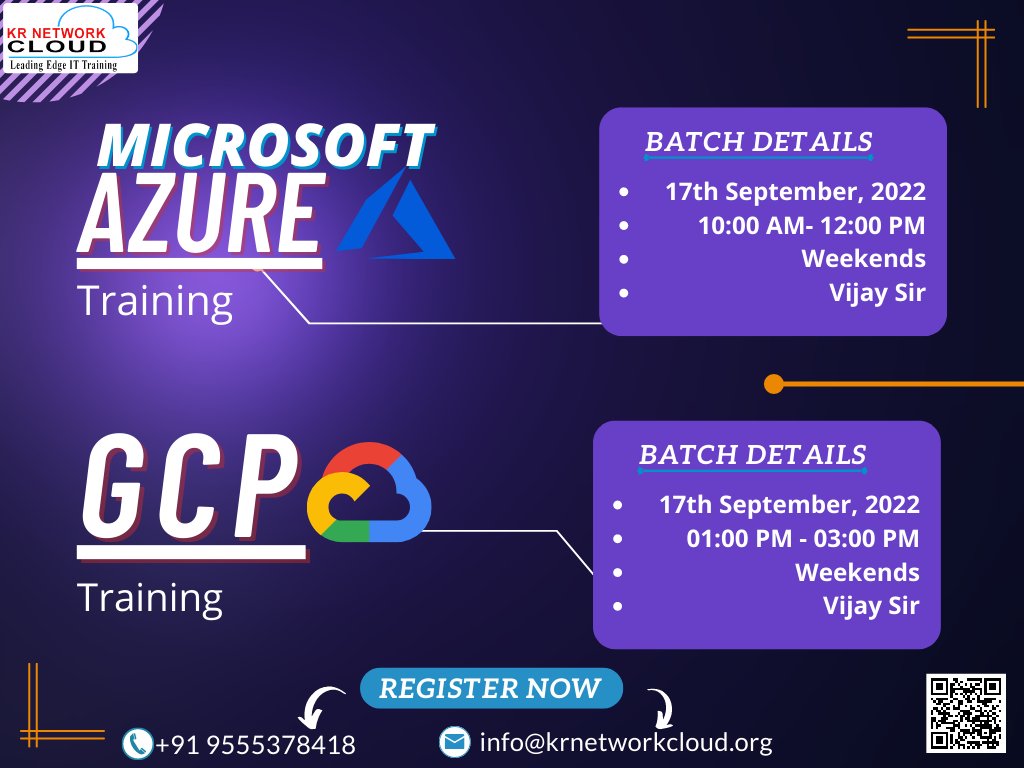 KRNetworkCloud1's tweet photo. You can easily register through our following platforms
Website: https://t.co/uccswdfSie
Mail: info@krnetworkcloud.org
Call or WhatsApp: +91 9555378418

#KRNETWORKCLOUD #cloud #cloudcomputing #career #opportunity #Youtube #video #live #trending #india #azure #microsoft #training https://t.co/PL0MmLvCYI