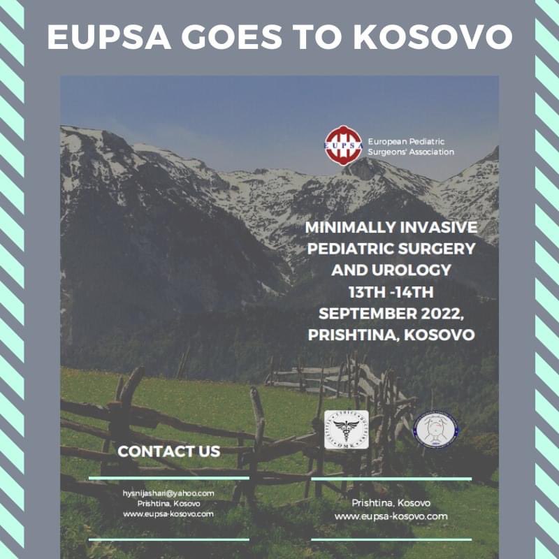 Today is the day! 
“Minimally Invasive Pediatric Surgery and Urology” Central European Course is taking place We are so excited to be together again and this time in Prishtina 🇽🇰 
#eupsa #centraleuropeancourse #pediatricMIS #pedurology @martin_lacher @amulyasaxena @cryptovitas