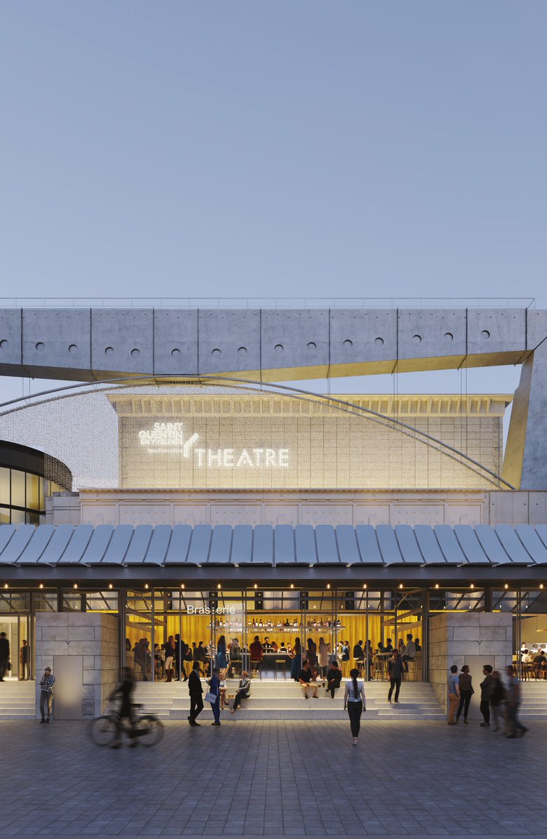 LaurentMazaury's tweet photo. sqy: Le #ThéâtreSQY @VilleMontigny78 fait bientôt peau neuve 🤩 Inaugurée en 1993, la Scène nationale #TSQY va faire l’objet d’un ambitieux #projet d’aménagement consistant à créer une nouvelle « façade-accueil » pour l’édifice ! Les #travaux devraien… https://t.co/YGdM4is1Pn