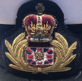 The cap badge I was most proud to wear - Queens Harbour Master - worn by pilots in Naval ports.  Now to be known as Kings Harbour Master
#GodSaveTheKing #RIPHMQueenElizabeth