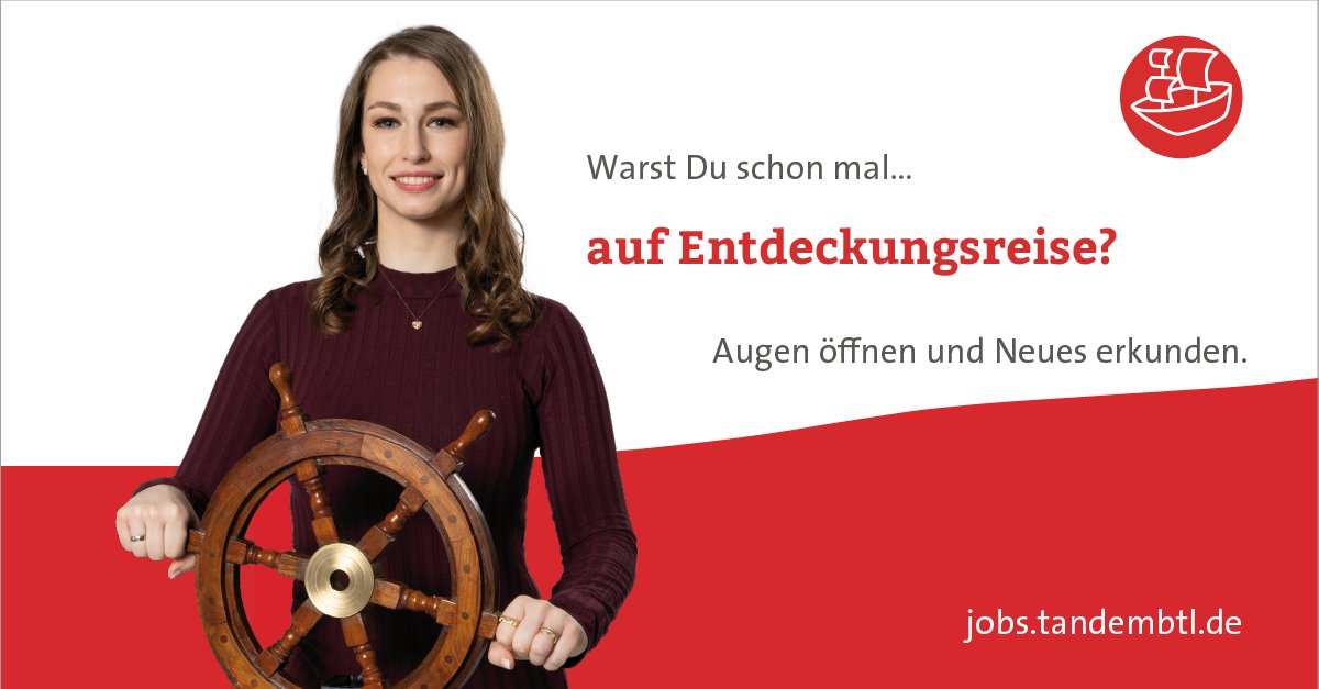 tandemBTL's tweet photo. Wir suchen eine stellvertretende Kita-Einrichtungsleitung (m/w/d) (30-35 h/Wo) mit Stundenanteilen in der Kindergruppenbetreuung für unsere Kita "Zentrum am Kleeblatt" in Berlin Nikolassee. (Es ist eine Schwangerschafts- und Elternzeitvertretung )https://t.co/G7Zz9cOVsb https://t.co/a8qYKkwQ9q