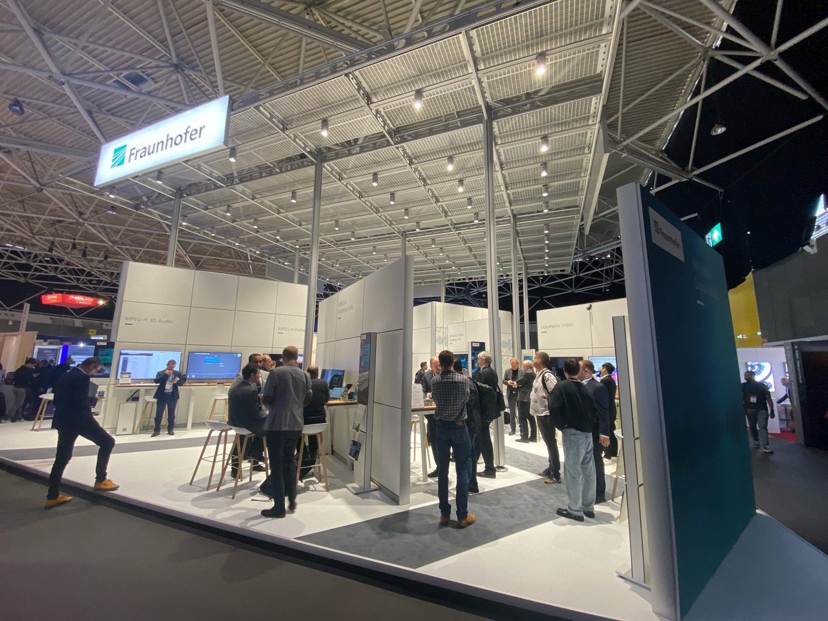 FraunhoferHHI's tweet photo. We had a great time at @IBCShow 2022!
It was wonderful discussing the latest insights concerning #InteractiveVolumetricVideo & #VersatileVideoCoding with you.
Our experts look forward to seeing you again next year! https://t.co/mre29AtaM6