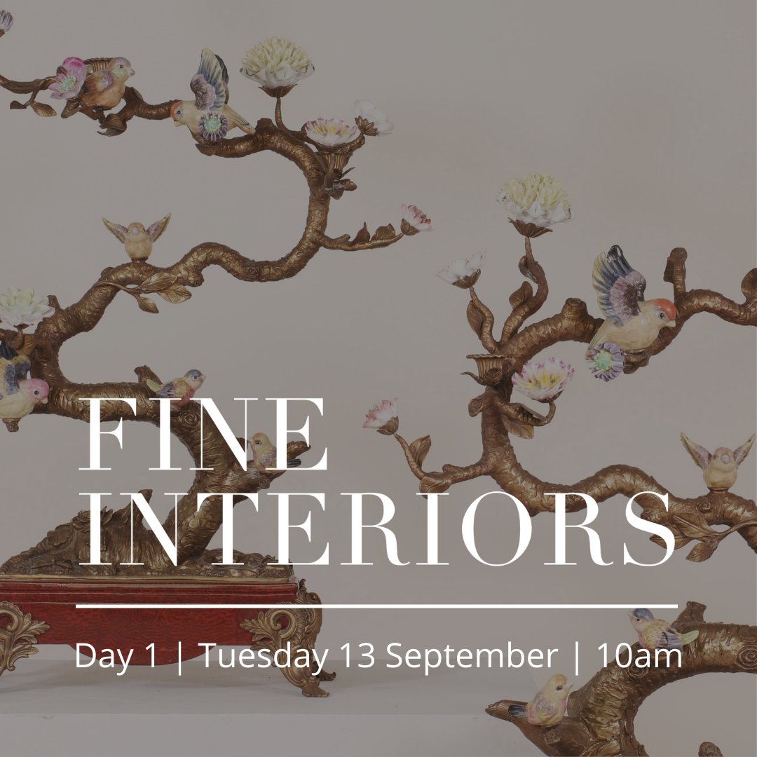 swordersfineart's tweet photo. We look forward to you joining us live online & in our saleroom at 10am for day one of our Fine Interiors sale! Featuring Furniture, Works of Art and Garden Ornaments we have something for all tastes.
Watch live online at https://t.co/JJwik8XXFf
#fineinteriors #sworders https://t.co/qY73HL2WbG