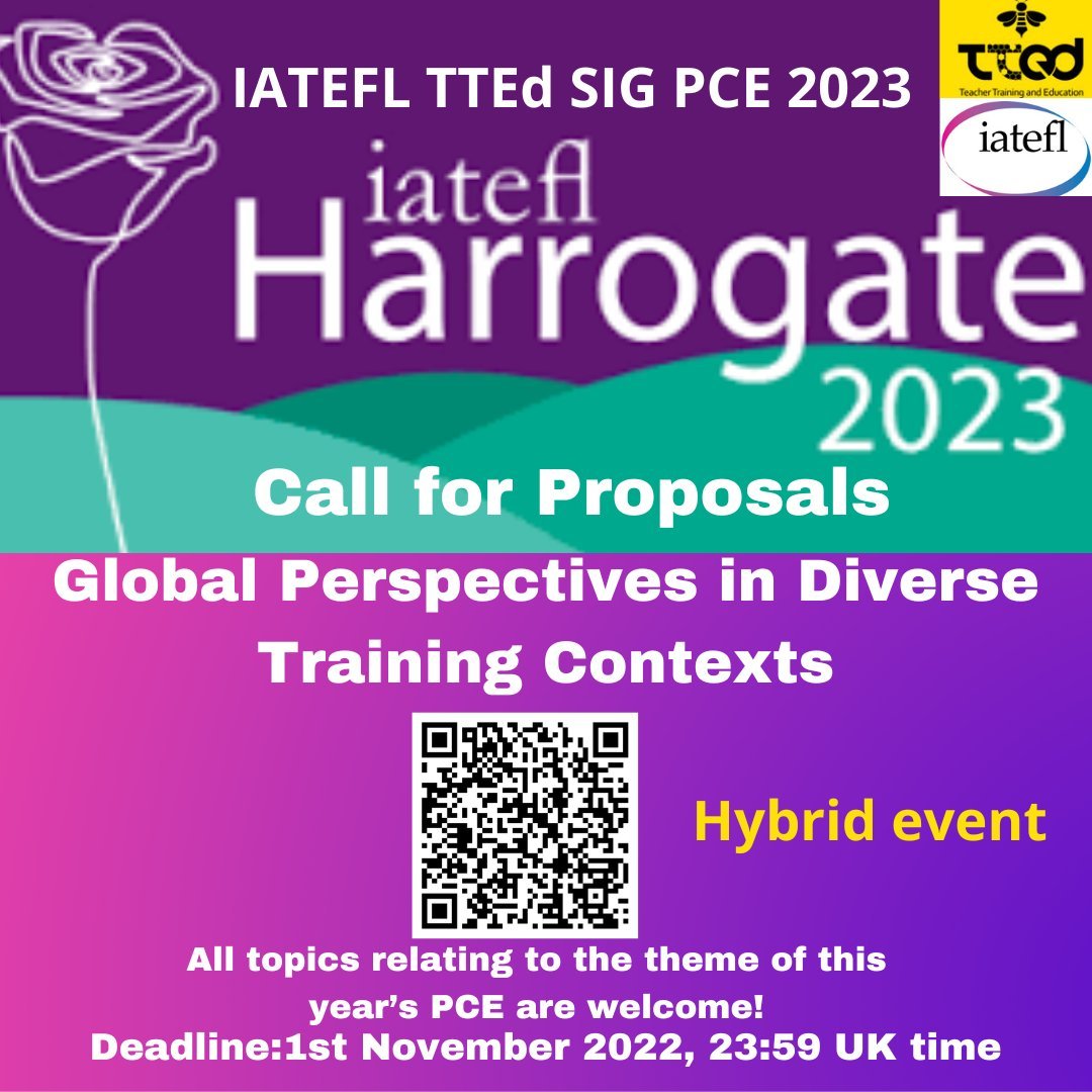 The call for proposals is now on! Link to the form: 
forms.gle/2uZBXnvd8qkTxm…
Send your proposal and have the chance to present it in Harrogate either in person or online!