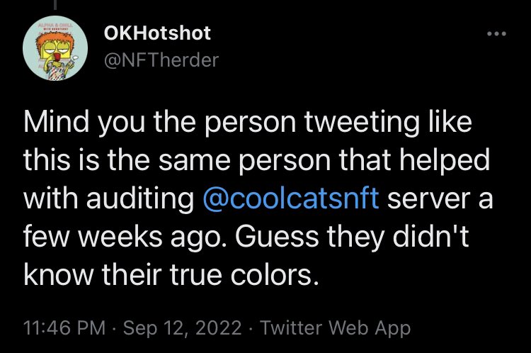 GrassyEth's tweet photo. @coolcatsnft @felinecatEth @Jon_HQ @Plumferno @lukenamop Ok, so, I’m a nutshell, to explain what this guy is talking about, basically they’ve been harassing Jon and a few others since January ish. There really isn’t much more to it. They then blocked everyone so they couldn’t defend themselves and continued to attack them. https://t.co/0R0qe5Rb1r