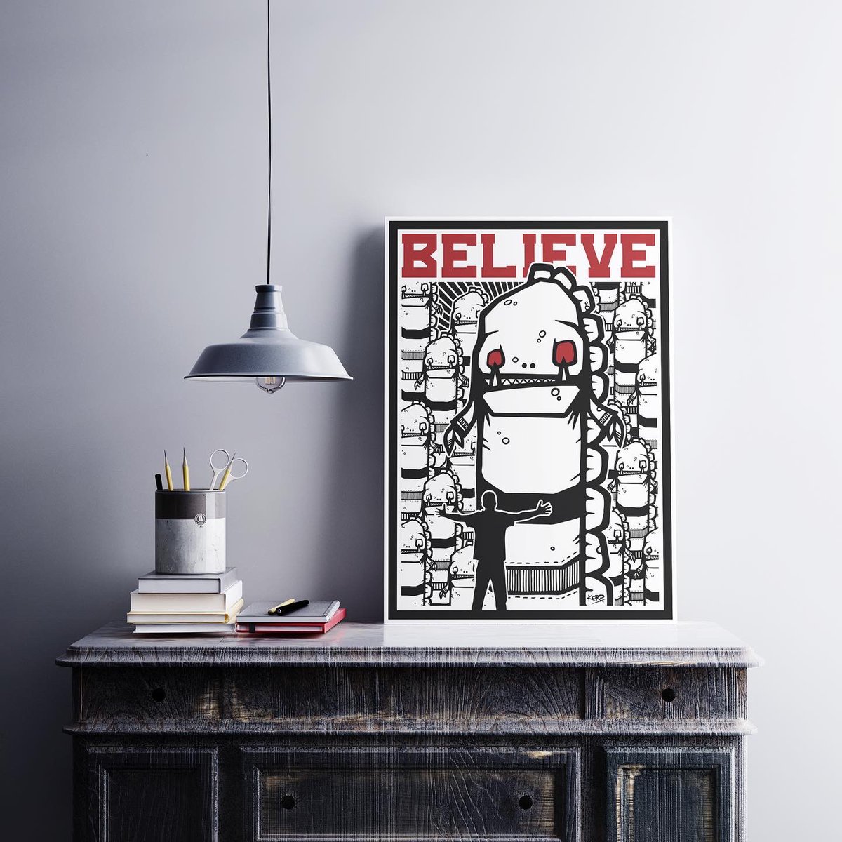 Korporate's tweet photo. I produced this poster to add scale to the worms. Some of you may have spotted it on the A47. I have a few left in my shop. #posterart #korpworm https://t.co/akuI09Ap38