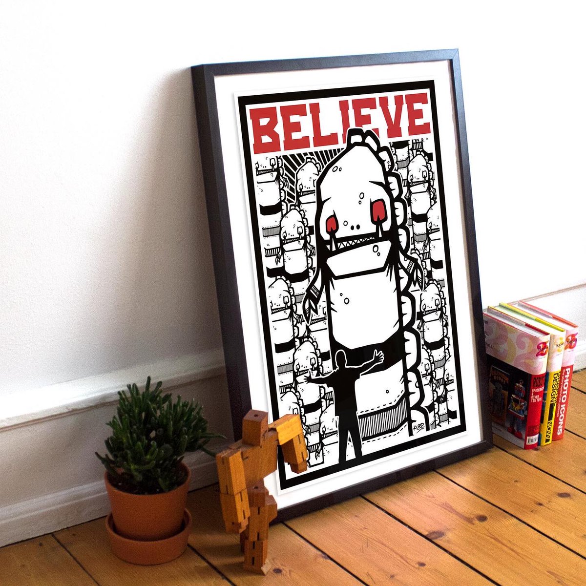 Korporate's tweet photo. I produced this poster to add scale to the worms. Some of you may have spotted it on the A47. I have a few left in my shop. #posterart #korpworm https://t.co/akuI09Ap38