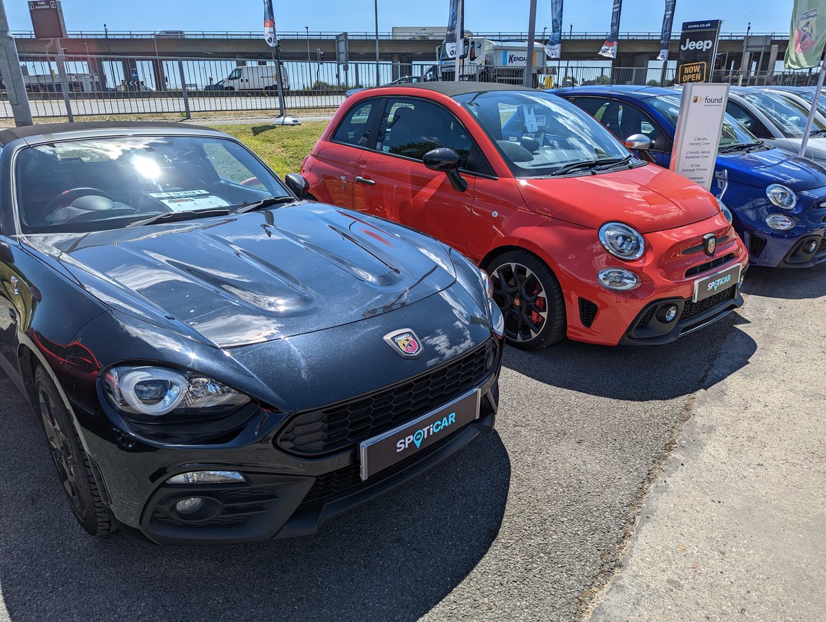 SnowsFiat's tweet photo. Find your perfect fit from our Approved Used Fiat &amp; Abarth range.

All our used vehicles have been comprehensively inspected and background checked before being listed, meaning you can purchase with confidence.

Browse our range: https://t.co/FHg7wtfgVQ https://t.co/3H0uHlPX6q