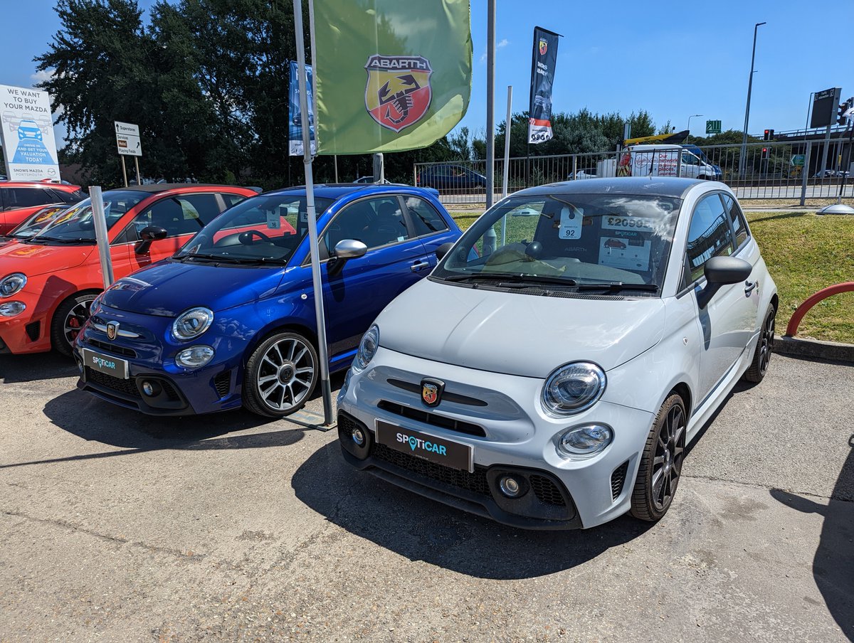 SnowsFiat's tweet photo. Find your perfect fit from our Approved Used Fiat &amp; Abarth range.

All our used vehicles have been comprehensively inspected and background checked before being listed, meaning you can purchase with confidence.

Browse our range: https://t.co/FHg7wtfgVQ https://t.co/3H0uHlPX6q