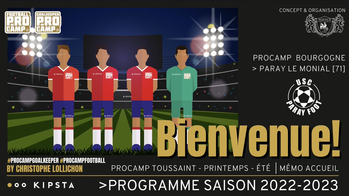 chrislollichon's tweet photo. 🗣saison @procampfootball ouverte : #ProCampPLAYER x #ProCampGOALKEEPER
> 1/2 ou Pension Complète, choisis ton [PRO]camp:
- Toussaint22
- Printemps23
- Été23
⚽️100% immersif 
Programme 100% exclusif
Coaching 100% @chrislollichon &amp; staff #ProCampFOOTBALL
✅ https://t.co/uFZbLK8gkS https://t.co/0cMTTPUecO