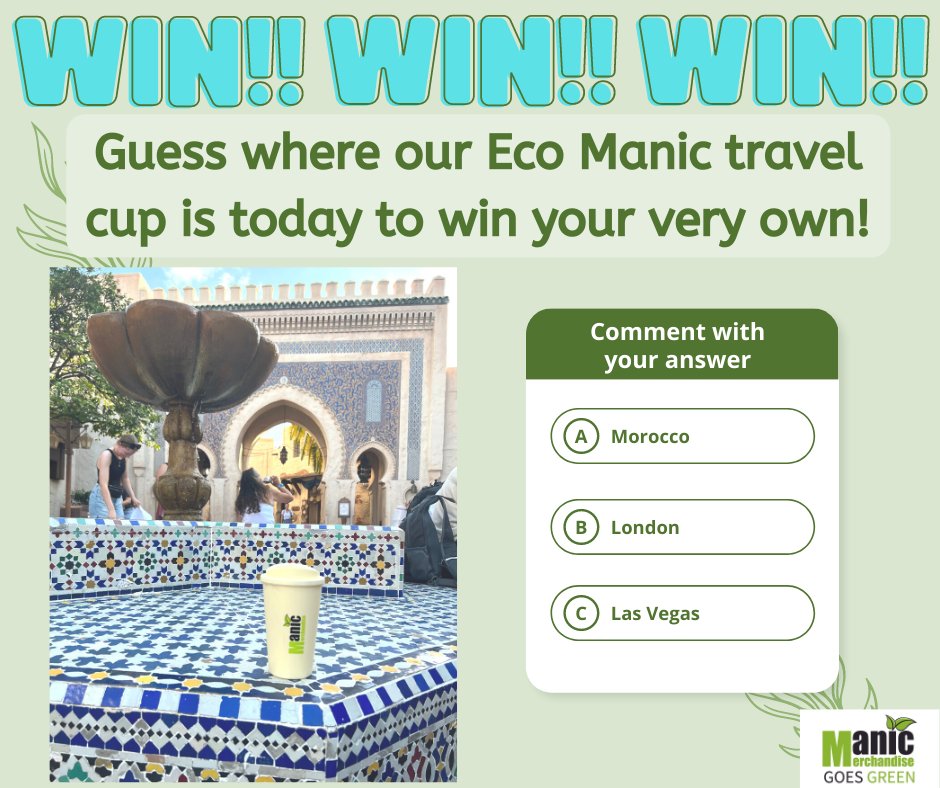 A, B or C? 

Win your own Eco coffee travel cup!

#competition #eco #ecofriendlycup #ecocup #brandedcup #promotionalitems #promotionalmerchandise #promotionalproducts #ecoproducts #giveaway #advertising #marketing