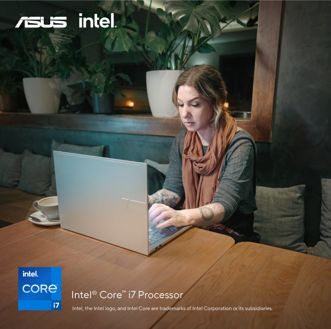 ASUS_za's tweet image. Coffee shop inspo hits different. 

Powered by the 11th Gen Intel® Core™ i7 processor. #Intel

Available from Incredible Connection.