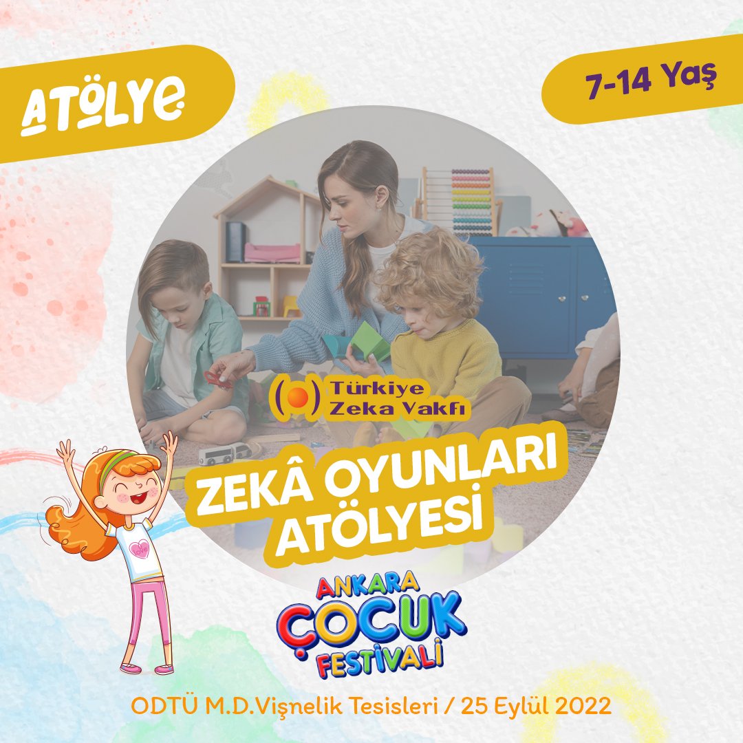 Türkiye Zeka Vakfı'nın destekleriyle organize edilen zekâ oyunları atölyesinde minikler; 
🔸️Mantığı etkin kullanma
🔸️Stratejik düşünmeyi geliştirme
🔸️Hızlı ve doğru karar verme
🔸️Zaman yönetimi
Planlı hareket etme
Yetilerini geliştirirken oyunlarla doyasıya eğlenecekler!