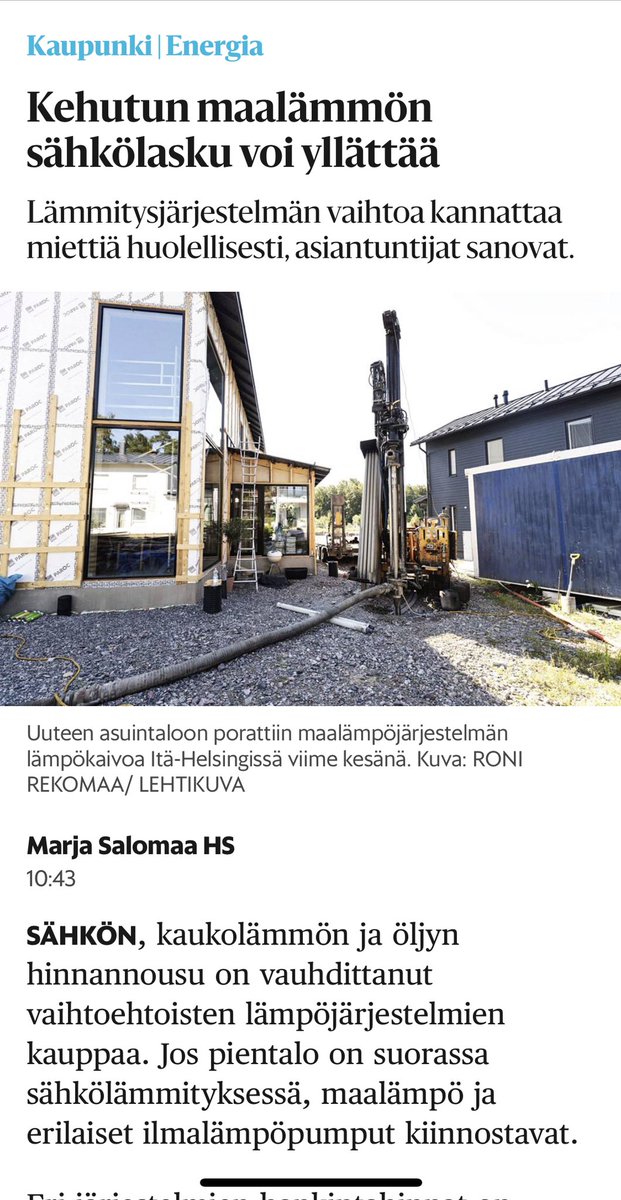 petrikoivula's tweet photo. Kannattaa olla yhteydessä asiantuntijoihin jo selvitysvaiheessa, niin saa oikeat tiedot mahdollisuuksista. 
https://t.co/qzCBkSA2m4

PS. Tuo 2/3 on aina maalämmöllä ilmaisenergiaa, myös tulevaisuudessa. 
Yleisesti energian hinnat seuraavat toisiaan, joskus vain viipeellä. https://t.co/N1RZ7wTyL9